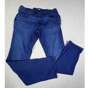 Paige Men 32 Blue 5 Pocket Straight Leg Denim Jeans Premium Stretch Casual Wear